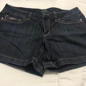Denim shorts